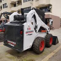Nouveau produit Explosion utilisé Bobcat S18 Skid Steer Loader à vendre en Chine, Bobcat Small MINI Loader with Cheap Price.