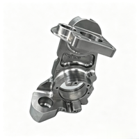 Pièces CNC en aluminium sur mesure, cavité en alliage d'aluminium usinée CNC 5 axes, support d'équipement, boîtier de valve et base de joint de robot OEM