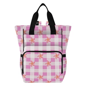 Multi-Function Baby Diaper Bag Hawaii Pikake Flower Plumeria Travel <b>Waterproof</b> <b>Back</b> <b>Pack</b> Mom Mummy Maternity Diaper Backpack - Product Image 2