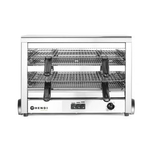 Équipement de cuisine commercial Hendi MAXI GN 1/1, salamandre à quartz 400V/4500W 682x528x(H)455mm - Product Image 1