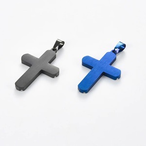 Colgantes <span class=keywords><strong>de</strong></span> collar con patrones <span class=keywords><strong>de</strong></span> rombos <span class=keywords><strong>de</strong></span> acero inoxidable para hombres y mujeres, color negro y azul, elegantes regalos <span class=keywords><strong>de</strong></span> joyería <span class=keywords><strong>de</strong></span> fe <span class=keywords><strong>de</strong></span> <span class=keywords><strong>Jesucristo</strong></span> - Product Image 4
