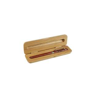 Boîte à crayons rectangulaire en bois MDF naturel, durable et portable, faite à la main, avec support à rainure unique, idéale comme cadeau, commande personnalisée acceptée - Grande Vente DS - Product Image 1