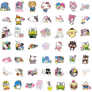 ZY3823H DIY impermeable PVC pegatinas decorativas 50 Uds dibujos animados <span class=keywords><strong>Sanr</strong></span> Graffiti para taza guitarra portátil equipaje decoración del hogar - Product Image 2