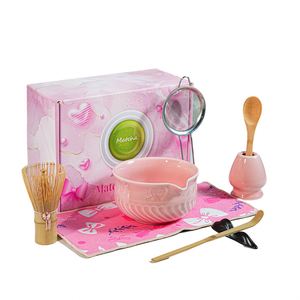 Juego de Herramientas para Matcha Rosa con Logotipo Personalizado - Product Image 2