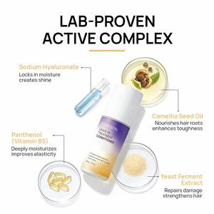 Crème revitalisante <span class=keywords><strong>sans</strong></span> rinçage anti-casse et nourrissante avec panthénol et huile de camélia <span class=keywords><strong>pour</strong></span> <span class=keywords><strong>cheveux</strong></span> abîmés - Marque privée - Product Image 4