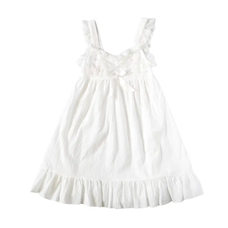 الصين للتسوق عبر الإنترنت عالية الجودة تصميم البوتيك الأبيض فستان فتاة شابة للبيع بالجملة ملابس الأطفال الولايات المتحدة الأمريكية