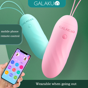 APP Jumping Egg Drahtlose Fernbedienung Vibrator Weibliche Produkte für Erwachsene Weibliches Sexspielzeug - Product Image 3