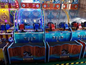 Machine <span class=keywords><strong>de</strong></span> jeu d'arcade à tickets <span class=keywords><strong>de</strong></span> récompense Shark King Shark Attack à pièces pour parc d'attractions à vendre - Product Image 3