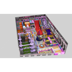 Équipement de terrain de jeu intérieur pour enfants avec toboggans et jeux interactifs, adapté aux entreprises - Product Image 5