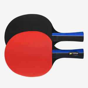 Ensemble de raquettes de <span class=keywords><strong>ping</strong></span>-<span class=keywords><strong>pong</strong></span> personnalisées pour 4 personnes <span class=keywords><strong>raquette</strong></span> de tennis de table à 8 balles avec sac de transport en bois de caoutchouc et fibre de carbone - Product Image 5