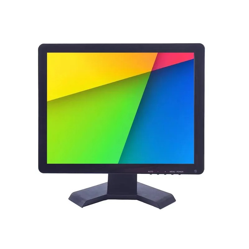 A buon mercato 17 pollici Desktop LCD 1280x1200 Monitor CCTV Computer con AV/BNC/VGA/HD-MI/USB