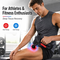 Pistolet de massage infrarouge à ondes médicinales pour relaxation musculaire, utilisation conviviale pour le dos, le cou, les épaules, le corps entier, idéal pour la gym, le bureau et la maison