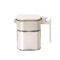 Bocaux à épices de cuisine, bouteilles d'assaisonnement domestiques, boîte de rangement hermétique anti-humidité pour épices, salière, cumin, en verre, design moderne