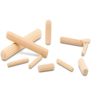 High hardness wholesales birch threaded wooden dowel