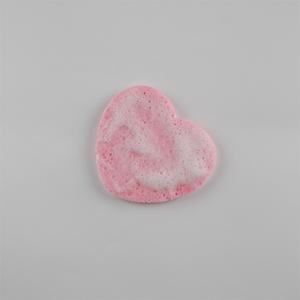 Esponja Facial Comprimida en Forma de Corazón, Color Rosa, 20 Piezas, Pulpa de Madera y Algodón para Exfoliación Profunda - Product Image 4