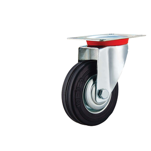 200mm <span class=keywords><strong>PU</strong></span>-Lenkrad mit Lager laufbahn 6-Zoll-Eisen TPR PP Rigid Locking Style Anpassbare OEM-Unterstützung für den industriellen Einsatz - Product Image 3