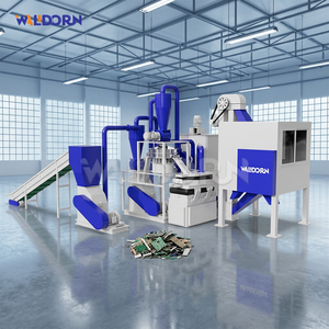 Máquina de reciclaje continuo de PCB Walldorn, trituración eléctrica en seco automática y separación multietapa - Product Image 1