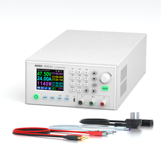 1440W RD RD6024 Assembled Set 60V 24A USB AC to DC Adjustable Digital Control Lab Variable Charge Battery Bench Lab Power Supply