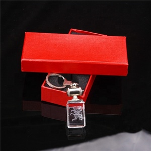 Honor de cristal puerta regalo EE. UU. Grabado pareja ir boda llavero favores imagen interior monstruo - Product Image 2
