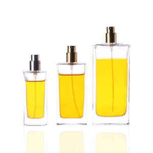 Роскошный квадратный прозрачный стеклянный флакон для духов, 30 мл, 50 мл, 100 мл - Product Image 3