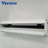 Diffuseur linéaire invisible Ventech HVAC, grille de ventilation d'air de retour en alliage d'aluminium, barre de flux invisible durable
