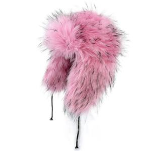 Hot New Winter Adult Lei Feng <strong>Hat</strong> Thickened Straw with Imitation Raccoon Fur Outdoor Warm Ear Protection for Foreign Trade - Product Image 3