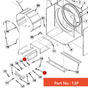 Roulement à billes pour sèche-linge électrique, matériau ABS, pour <span class=keywords><strong>Speed</strong></span> <span class=keywords><strong>Queen</strong></span> 70298701P, 2,5 vitesses, usage hôtelier - Product Image 5