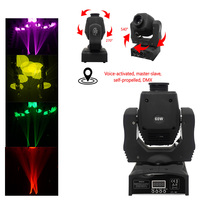 Spot à tête mobile 60W avec 7 GOBO 7 Pattern DMX Control Rotation LED Stage Pattern Lighting pour les performances à petite échelle