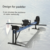 Simulateur de Pagaie Commercial Monoplace avec Résistance par Ventilateur pour Entraînement en Kayak et Dragon Boat