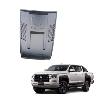 Cuchara de capó de plástico negro mate ABS para Mitsubishi L200 <span class=keywords><strong>TRITON</strong></span> <span class=keywords><strong>2023</strong></span> 2024 2025 accesorios de recogida Exterior - Product Image 2