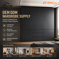 Armoire Moderne Minimaliste en MDF Robuste et Durable pour Chambres de Petites et Moyennes Tailles, Grande Capacité, Noire, Idéale pour Rangement de Gym
