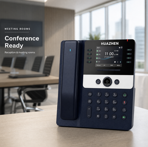 Teléfono IP Empresarial <span class=keywords><strong>E600PRO</strong></span> Gigabit PoE con Pantalla LCD a Color de 3.5 Pulgadas 320x240, Conferencia de 6 Vías, 21 Teclas DSS, Auricular Inalámbrico - Product Image 5