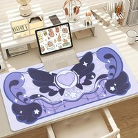 Mignon beau XXL tapis de souris Gamer noir tapis de souris ordinateur bureaux tapis de bureau PC bureau Portable clavier tapis de jeu souris Ped