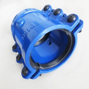 Abrazadera de Reparación de Tuberías de Agua para Tuberías de <span class=keywords><strong>CI</strong></span>, DI, Acero/PE y PVC - Product Image 1