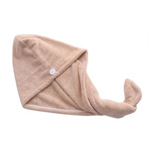 Custom Quick Dry Coral Fleece Hair Turban Wrap Towel Super Absorbent Soft Women Shower Hair Wrap for Bathroom Travel Daily Use - Product Image 6