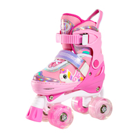 Patins à roulettes de haute qualité pour enfants, patins à 4 roues, vente en gros, patins à roulettes avec roues en PU lumineuses