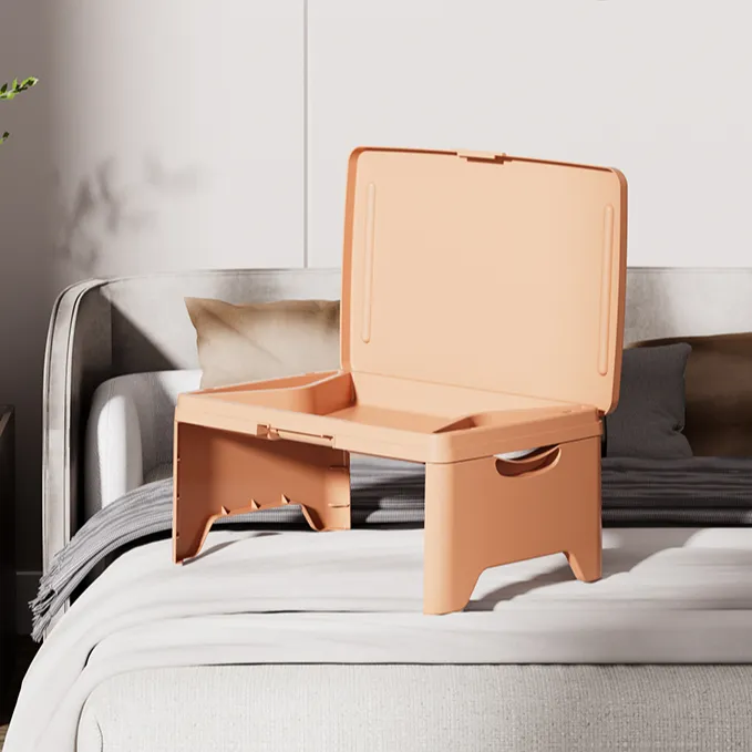Портативный торшер регулируемый рабочий кабинет над кроватью стол для ноутбука стол для кровать пластиковая ноутбук лоток, складной стол