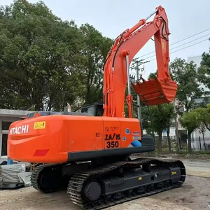 Excavadora de cadenas Hitachi ZX350 usada de 35 toneladas con motor ISUZU original japonés de alta resistencia Hitachi Zaxis 350-5g 330 ISO - Product Image 1