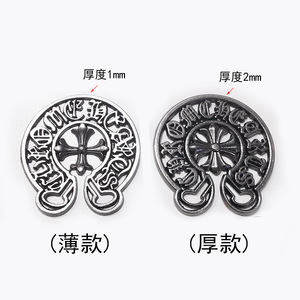 <span class=keywords><strong>Funda</strong></span> Celimi Cross para teléfono con decoración metálica para <span class=keywords><strong>iPhone</strong></span>, estilo retro punk, accesorio artesanal de resina - Product Image 5