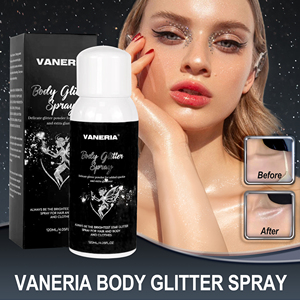 Body <strong>Glitter</strong> <strong>Spray</strong> <strong>Hair</strong> <strong>Glitter</strong> <strong>Spray</strong> Private Label Custom Quick-Drying Long Lasting Shimmer <strong>Spray</strong> for Festival - Product Image 2