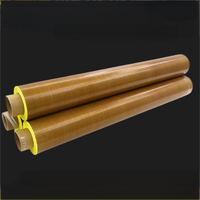 Fournisseur Ruban adhésif en fibre de verre PTFE en silicone à isolation thermique antiadhésive résistant aux hautes températures pour machine à sceller