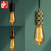 Offres Spéciales rétro st64 LED ampoule à filament led ampoules E27 E26 led edison ampoule chambre décor lumières