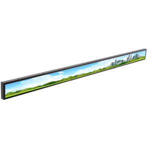 35インチシェルフ<span class=keywords><strong>LCD</strong></span>バースーパーマーケット広告スクリーンディスプレイ<span class=keywords><strong>lcd</strong></span>ストレッチバーパネルディスプレイ - Product Image 1