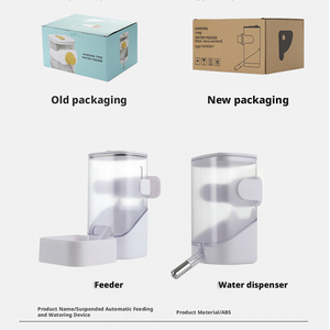 Dispensador <span class=keywords><strong>de</strong></span> Agua Semiautomático Tipo Jaula Colgante, Resistente al Agua, Juego <span class=keywords><strong>de</strong></span> Comederos Colgantes <span class=keywords><strong>para</strong></span> Reptiles, Perros y Mascotas - Product Image 5