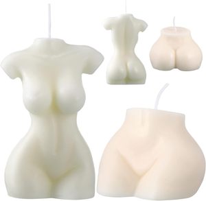 Velas de Soja con Forma de Cuerpo Estético, Velas con Forma de Burbuja y Parte Inferior Decorativa <span class=keywords><strong>para</strong></span> Sala de Estar, Dormitorio, Baño, Decoración de Mesa del Hogar - Product Image 1