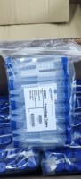 Tube à centrifuger de laboratoire Labtex 15ml 50ml, fond conique en PP, pour prélèvement sanguin, noir et bleu, prix bas