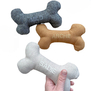 Yeni geldi <span class=keywords><strong>Pet</strong></span> oyuncak kemik şekli yıkanabilir eğlenceli Squeak ses uzun peluş köpek oyuncaklar yorgun değil oyna - Product Image 2