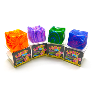 Balle anti-stress souple en forme de <span class=keywords><strong>cube</strong></span> à motif marbré TPR pour le bureau, soulagement de l'anxiété, <span class=keywords><strong>d</strong></span>écoration de bureau, cadeau promotionnel pour enfants et adultes - Product Image 2