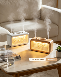 เครื่องเพิ่มความชื้นในอากาศแบบพกพาคุณภาพสูง USB ขนาดเล็ก สำหรับบ้าน สำนักงาน โต๊ะทำงาน รถยนต์ แก้ปัญหาอากาศแห้งภายในอาคาร - Product Image 1