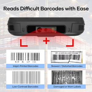 PDA Portable Android UNIWA F501 5 Pouces Personnalisé avec Lecteur de Codes-Barres et Lecteur d'Empreintes Digitales - Product Image 3